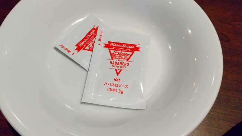 付属のハバネロソース