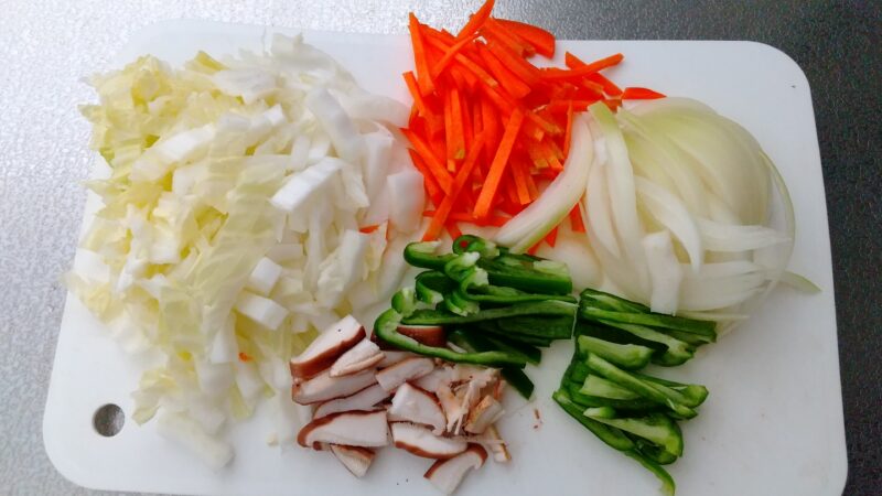 チャンポン・焼きそばの具材(野菜)