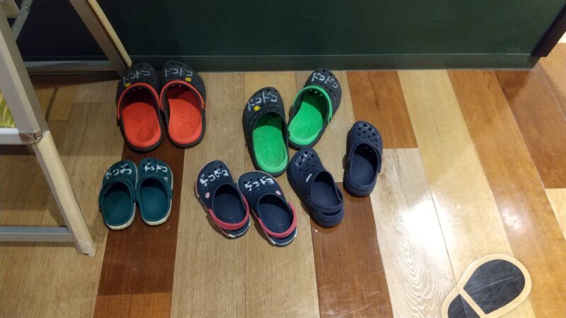 トイレへ行くための貸し出しサンダル